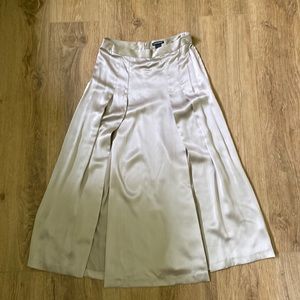 Club Monaco - Silk Maxi Skirt - Size 2 - Lavender/Silver